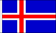 Iceland Table Flags